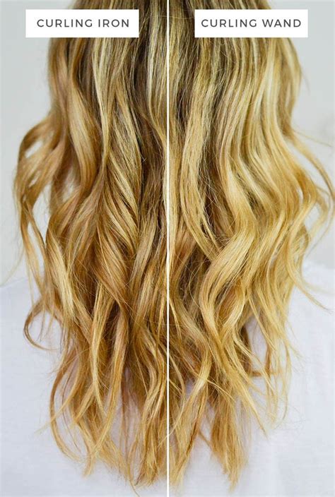 Curling Iron vs. Curling Wand | Curling iron hairstyles, Curly hair ...