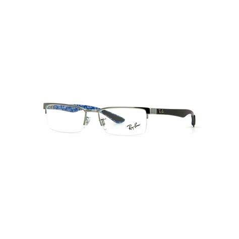 Armaz N Oftalmico Fibra De Carbono Ray Ban Rb Mm Azul