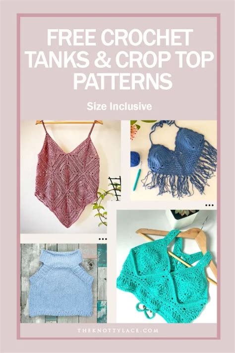 Free Crochet Crop Top Tank Top Patterns