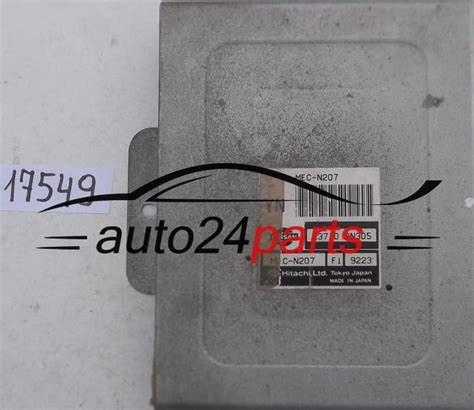 ECU CENTRALITA DE MOTOR NISSAN ALMERA 1 4 HITACHI MEC N207 F1 MECN207