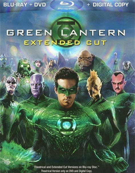 Green Lantern Extended Cut Blu Ray Dvd Digital Copy Blu Ray