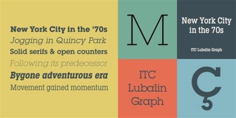 ITC Lubalin Graph Font Free Download - fontforlife.com