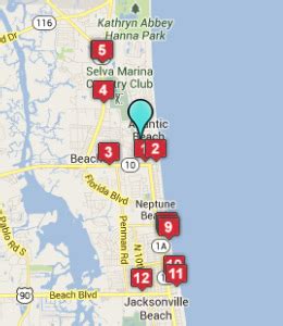 Atlantic Beach Florida Map