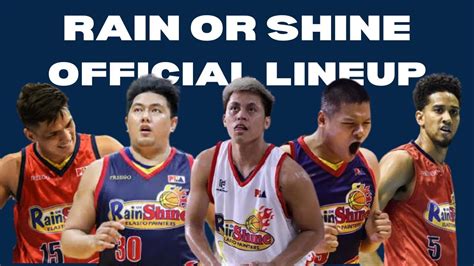 Rain Or Shine Elasto Painters Official Lineup For Pba Philippine Cup