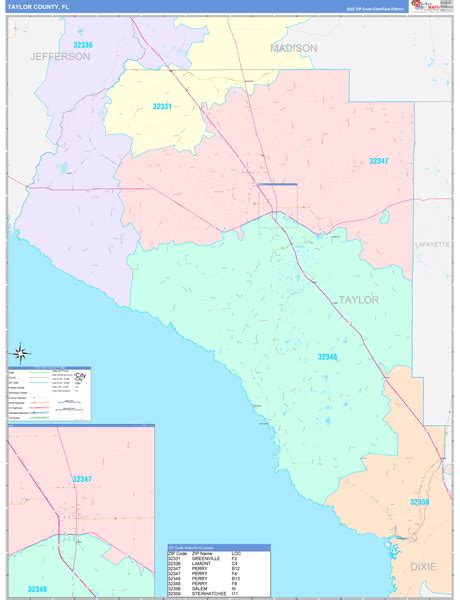 Maps of Taylor County Florida - marketmaps.com