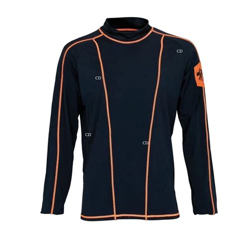 Tee Shirt Thermique Homme Rhino Pro Hunt Verney Carron Noir Orange