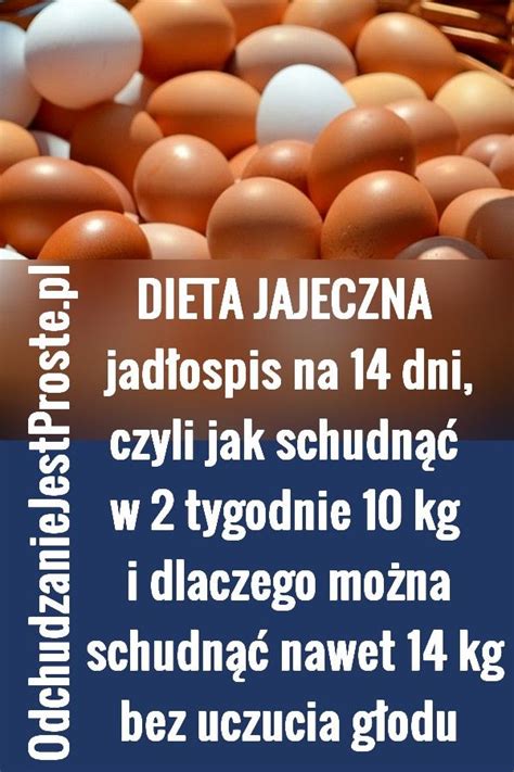 Dieta jajeczna Jadłospis Jak schudnąć 10 kg w 2 tygodnie bez jojo