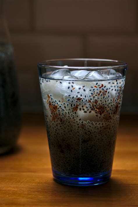 Vietnamese Basil Seed And Malva Nut Drink Plated Palate