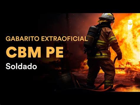 Gabarito Extraoficial CBM PE Soldado