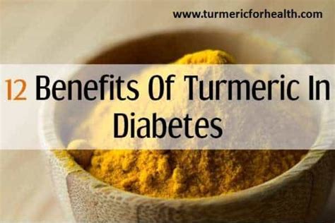 12 Benefits Of Turmeric In Diabetes [UPDATED]