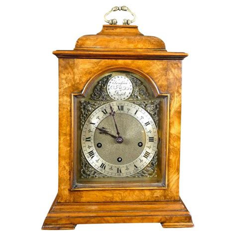 Antique c1920s German Rich Cherry Mahogany Chiming Mantel Clock (Fully ...