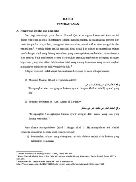 Makalah Ulumul Quran Nasikh Dan Mansukh Pdf