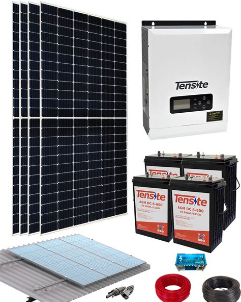 Kit Solar Aislada W V Whdia Con Bater A Agm Al Mejor Precio