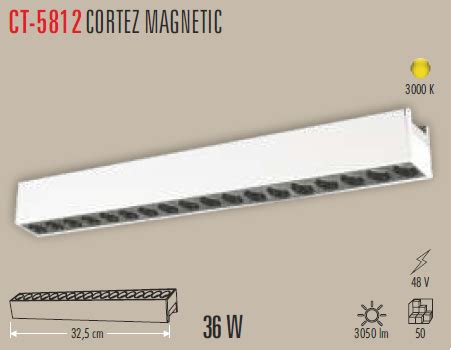 CT 5812 Cortez Magnetic Ray Armatür 36w