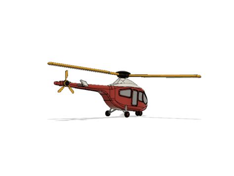 Candy Helicopter With Movements 3d Model By Blackjack123 On Thangs