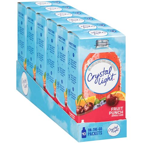 Crystal Light Fruit Punch Artificially Flavored Powdered Drink Mix On