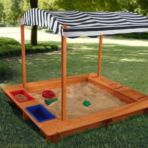 Kidkraft Outdoor Sandbox With Canopy Smart Kid Store