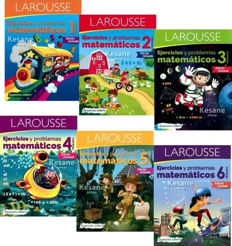 Ejercicios Y Problemas Matematicos Larousse Paquete Primaria