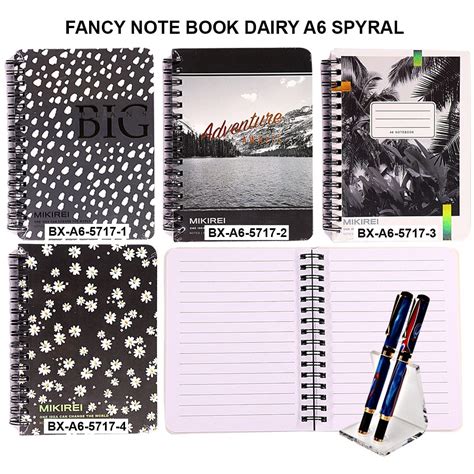 Fancy Notebook Spiral Dairy A6