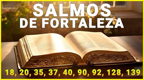 Salmos de Fortaleza 18 20 35 37 40 90 92 128 139 Con Oración