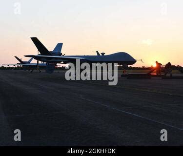 Members Of The Th Aircraft Maintenance Squadron Assemble An Mq