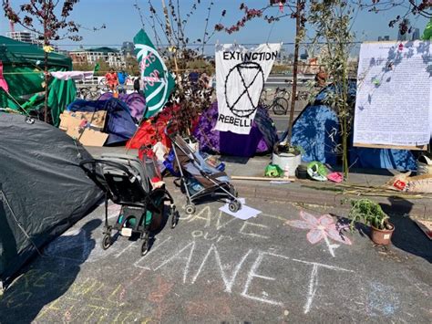 Emergencia climática Protesta de Extinction Rebellion en Londres