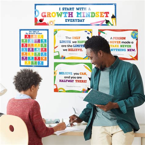 Buy Growth Mindset Posters For Classroom Bulletin Board Sets 10pc