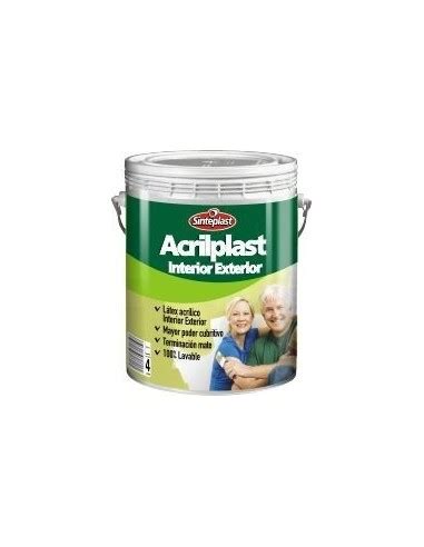 Latex Clase A Exterior Interior Acrilplast 10 Lts