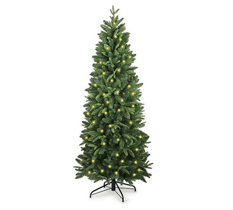 Albero Di Natale Abete Slim Con Led Integrati Articoli Per Eventi