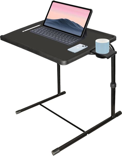 Amazon Miszp Tv Tray Adjustable Table Folding Table With Cup