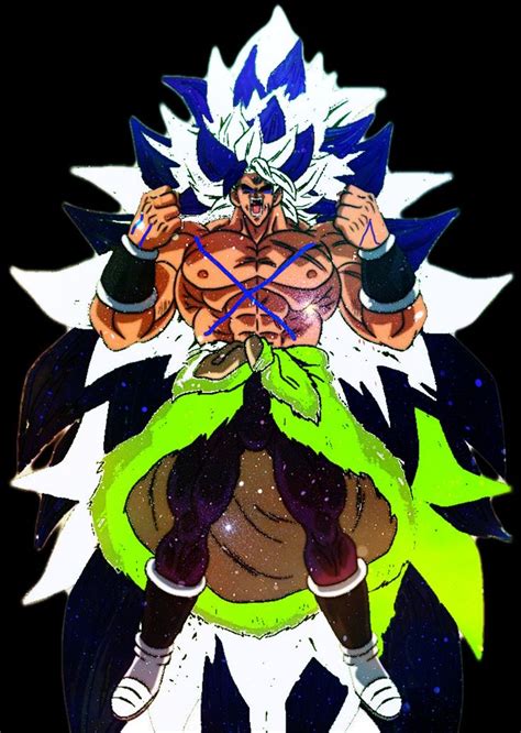 Broly Dbs Ssj Infinity 20 000 Omni God Blue Evolution Universal Anime Dragon Ball Goku Anime