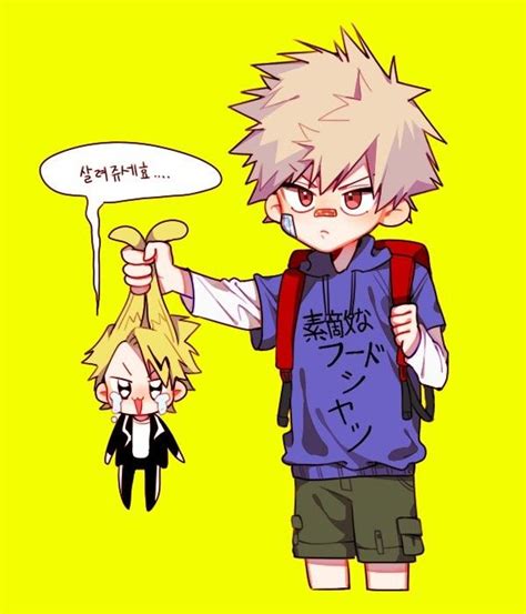 Bakugou Katsuki And Kaminari Denki My Hero Academia Shouto Boku No