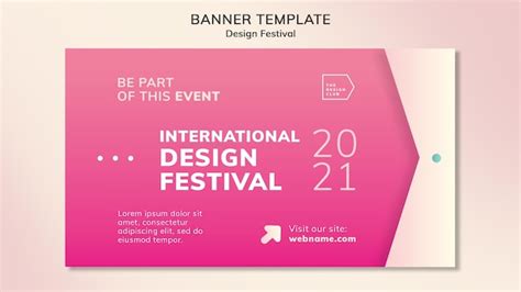 Free PSD | Design festival banner template