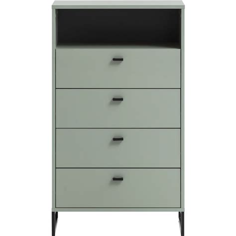 Highboard Janine Spanplatte Pistazie B 60 T 33 H 103 Cm LIVIQUE