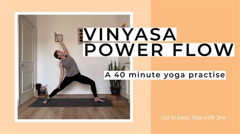 Vinyasa Power Flow Minute Yoga Practise Youtube