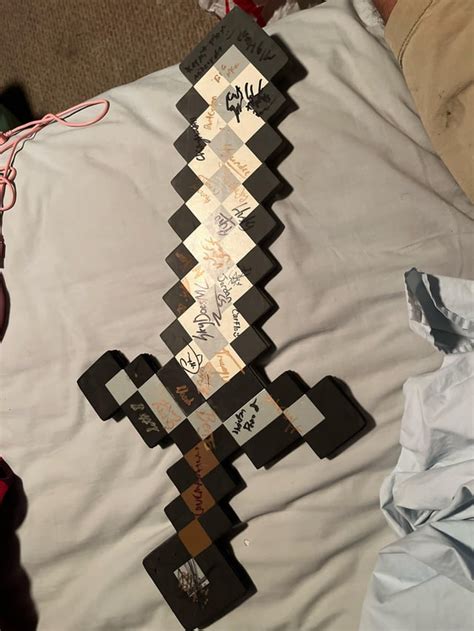 Minecraft Large Papercraft Iron Sword 3 5