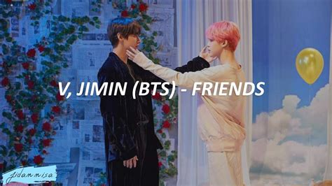 Jimin V Bts 지민 뷔 방탄소년단 Friends 친구 Easy Lyrics Youtube