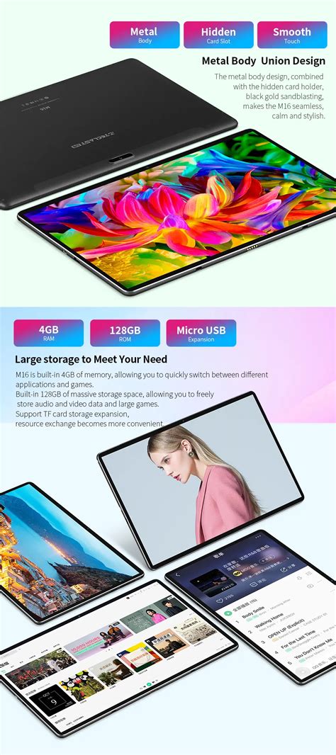 Teclast M Thin Bezel G Tablet Techtablets