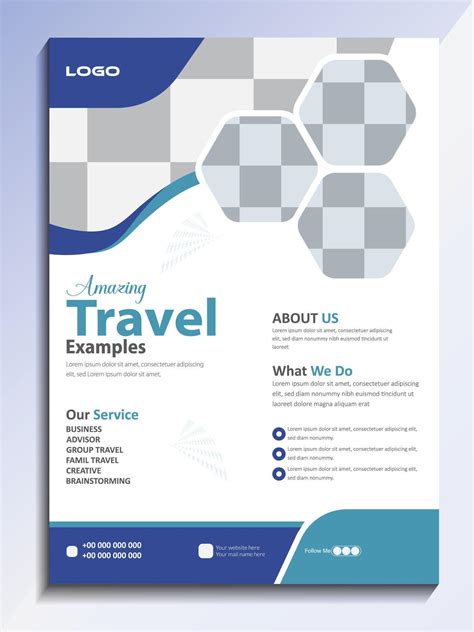 Creative Business Travel Brochure Flyer Template Design Eps 46901237