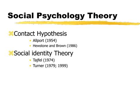 PPT - Relevant Social-Psychological Theory PowerPoint Presentation - ID ...