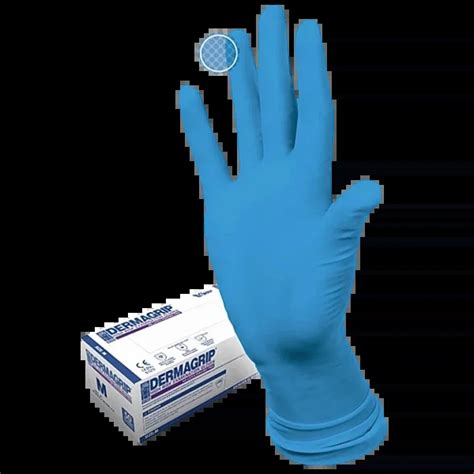 Перчатки Dermagrip high risk powder free смотровые нестерильные размер ...