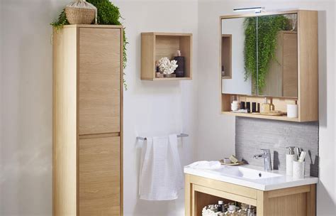 inspiration salle de bain meuble lapeyre bois 1 Maman Comète