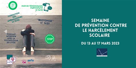 Semaine Contre Le Harcèlement Scolaire Focus Sur La Formation Des