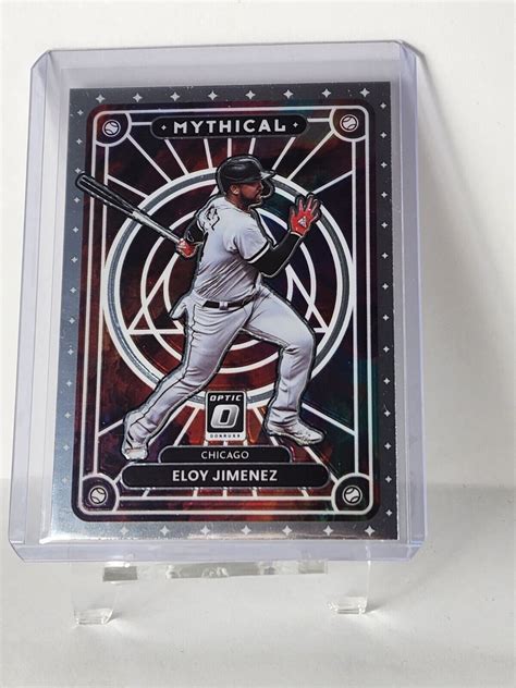 Eloy Jimenez 2022 Panini Donruss Optic Mythical Silver Prism Insert EBay