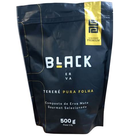 Erva Mate Para Terere Black Erva Pacote 500 Gramas 12 Sabores