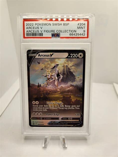 Pok Mon Tcg Arceus V Full Art Psa Mint Promo Swsh Figure