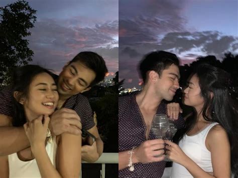 LOOK Derrick Monasterio And Elle Villanueva S Sweet Moments On The Set