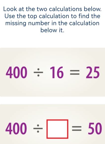 Solved Look At The Two Calculations Below Use The Top Calculation To