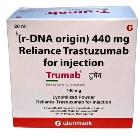 Transtuzumab For Injection 440mg at Rs 55000 piece टरसटजमब in