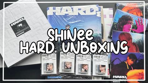 Shinee Hard Unboxing ♡ All Versions Youtube